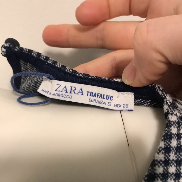 Zara trafulac gingham romper play suit - Picture 7 of 7